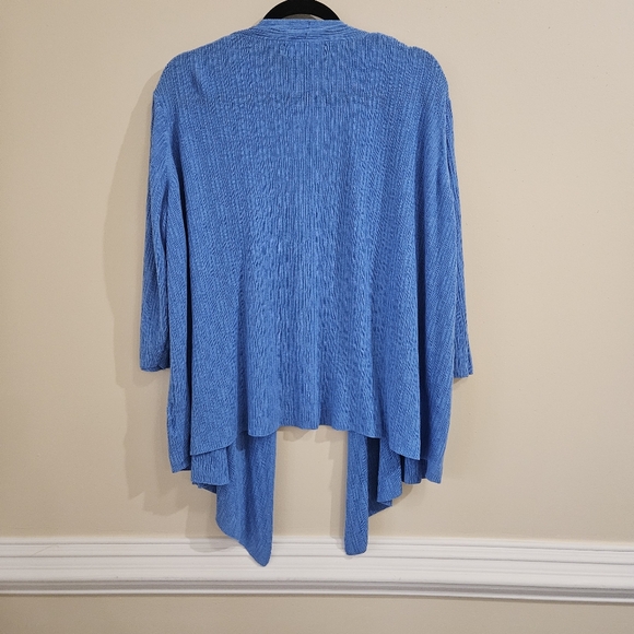 KASPER blue lightweight cardigan - Picture 3 of 4